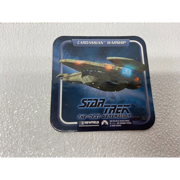 Vintage Star Trek 1997 The Next Generation Drink Coasters Set Of 4 - Picture 4 of 8